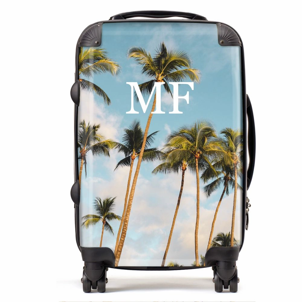 London Initials Graphic Personalised Suitcase