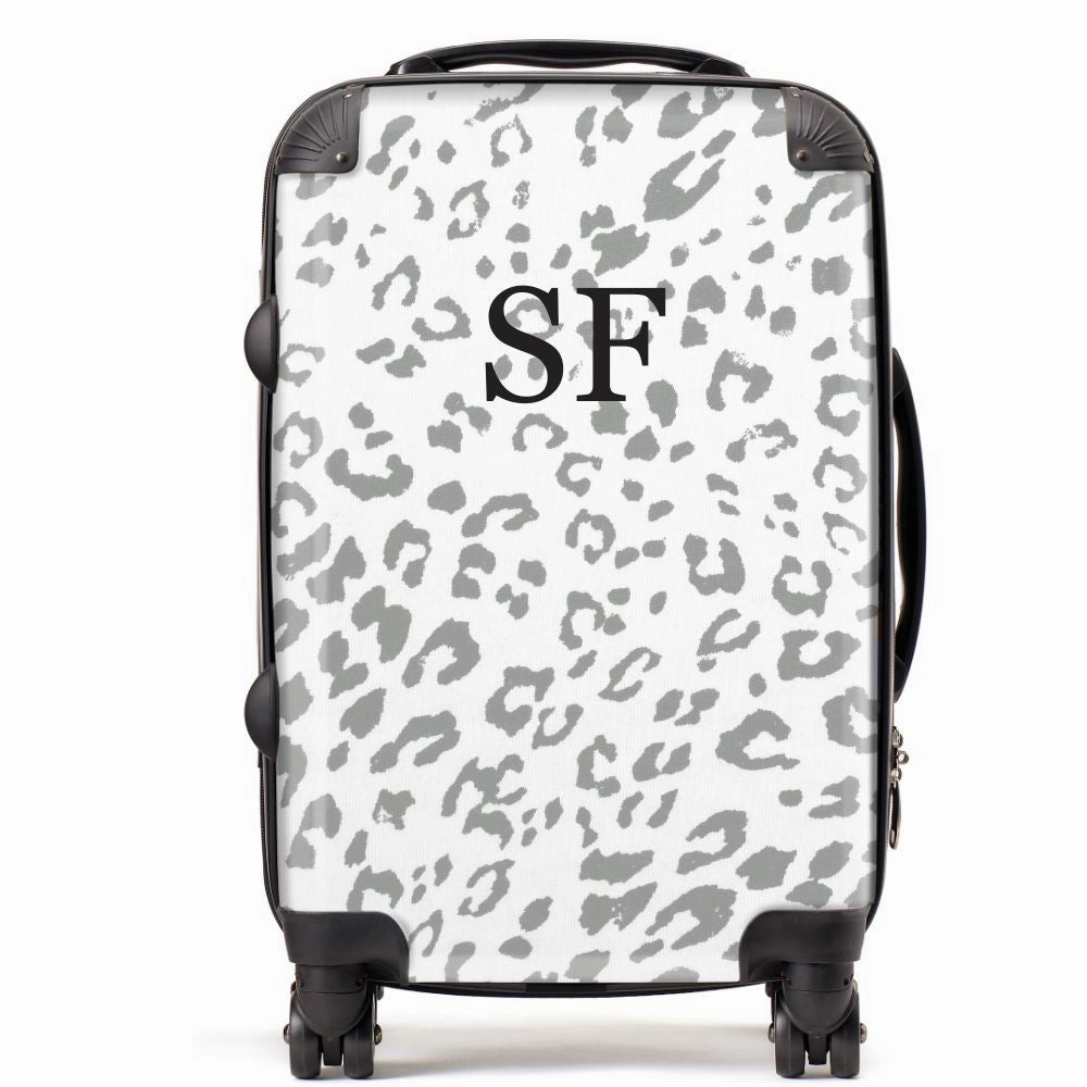 London Initials Graphic Personalised Suitcase