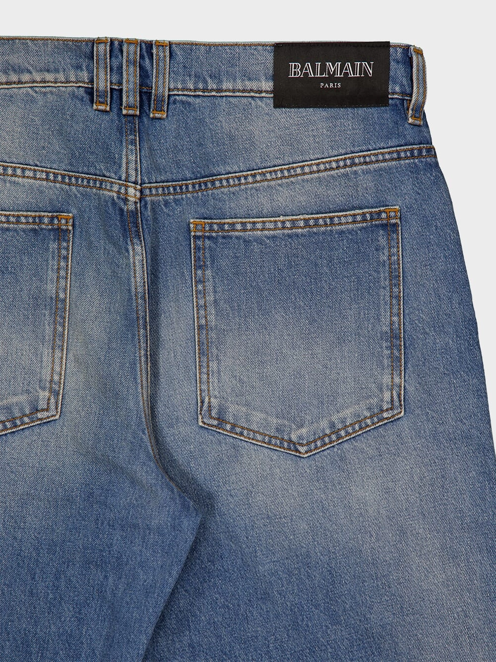 Loose-Fit Blue Denim Jeans
