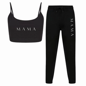 Lounge Mama Cropped Cami & Jogger Set Holiday Collection - holiday outfits clearance