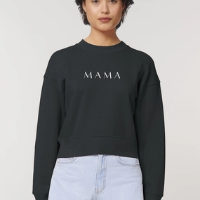 Lounge Mama Cropster Wave Crop Sweatshirt Holiday Collection - holiday outfits clearance