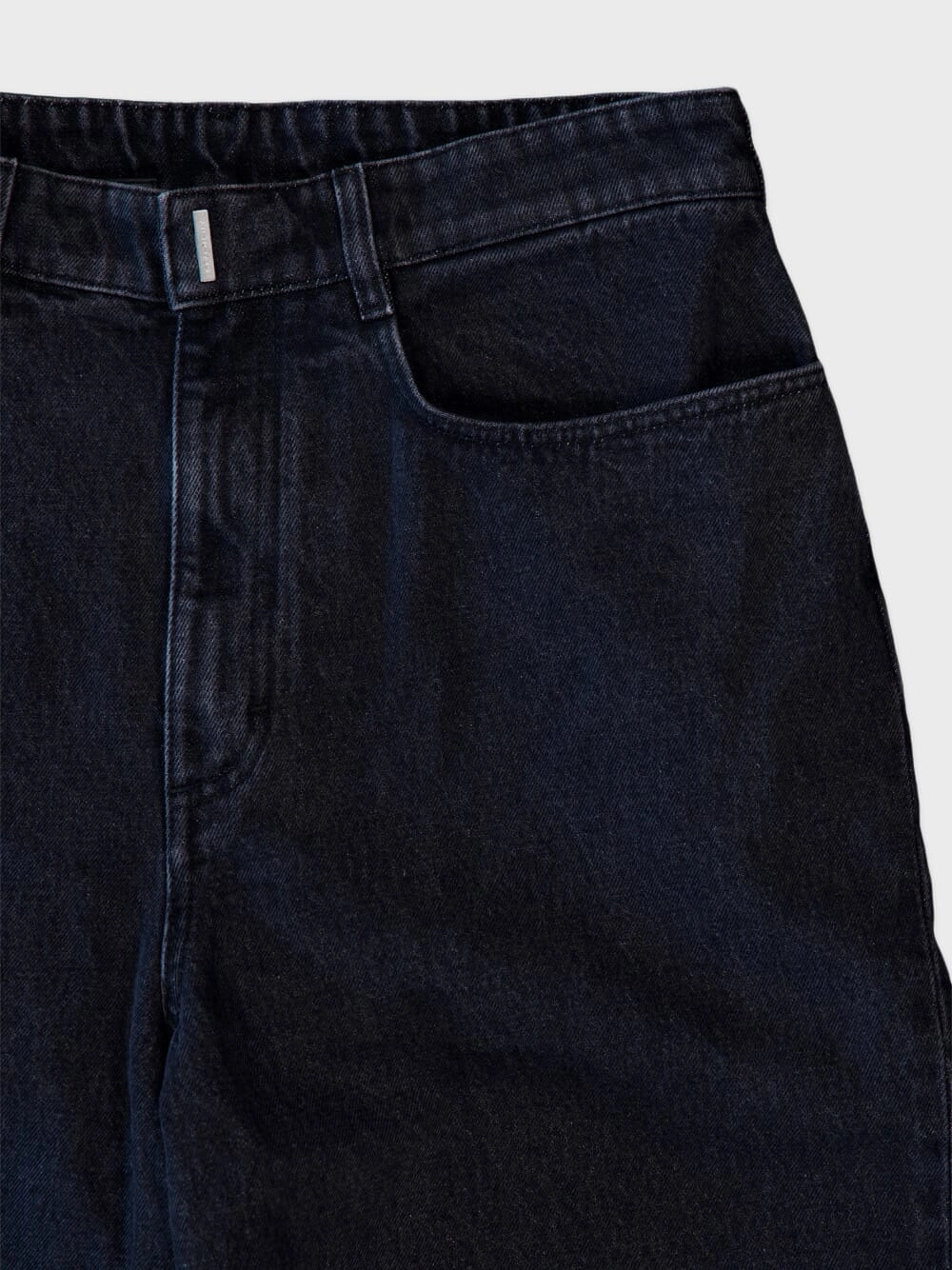 Low Crotch Wide Jeans In Denim