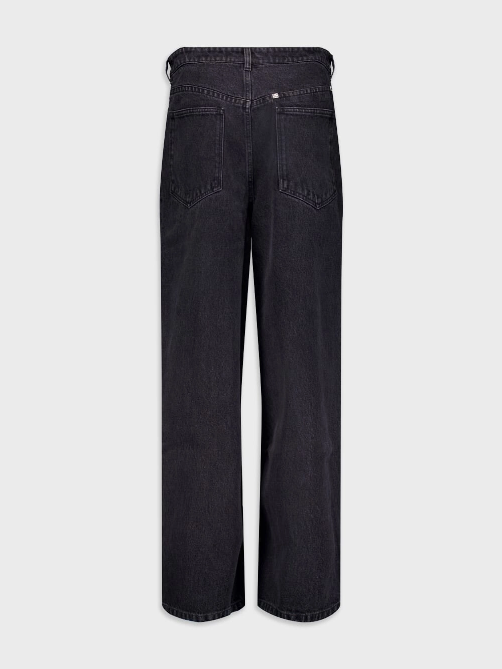 Low Crotch Wide Jeans In Denim