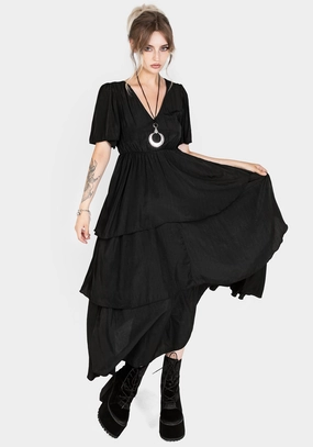 Lumen Tiered Midaxi Dress Dresses Womens - women's dresses clearance