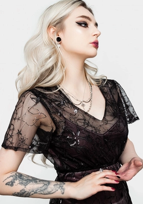 Lune Sequined Tiered Velvet Slip Dress Dresses Womens - women's dresses clearance