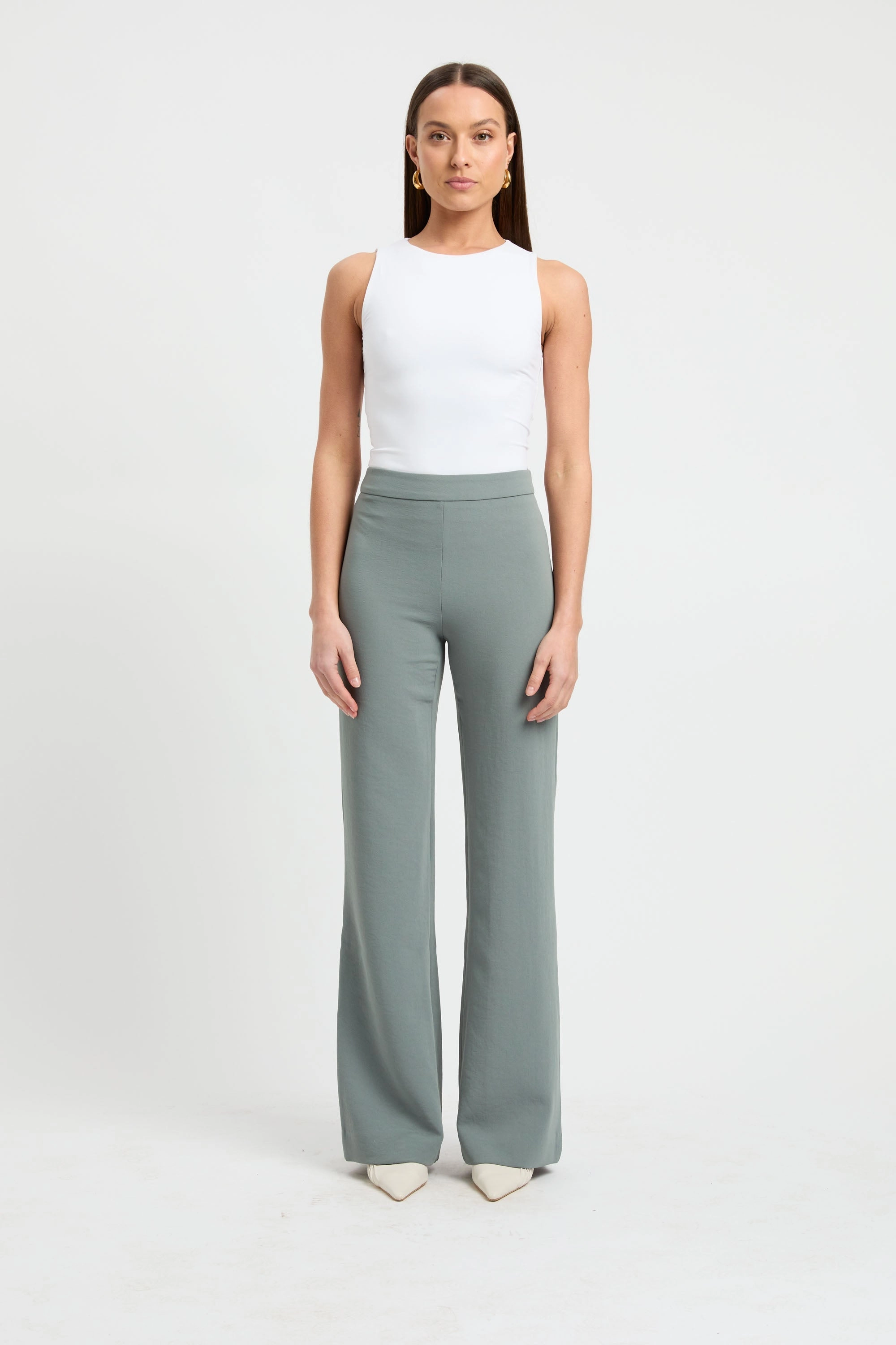 Lux Long Flare Pants affordable womens bottoms sale