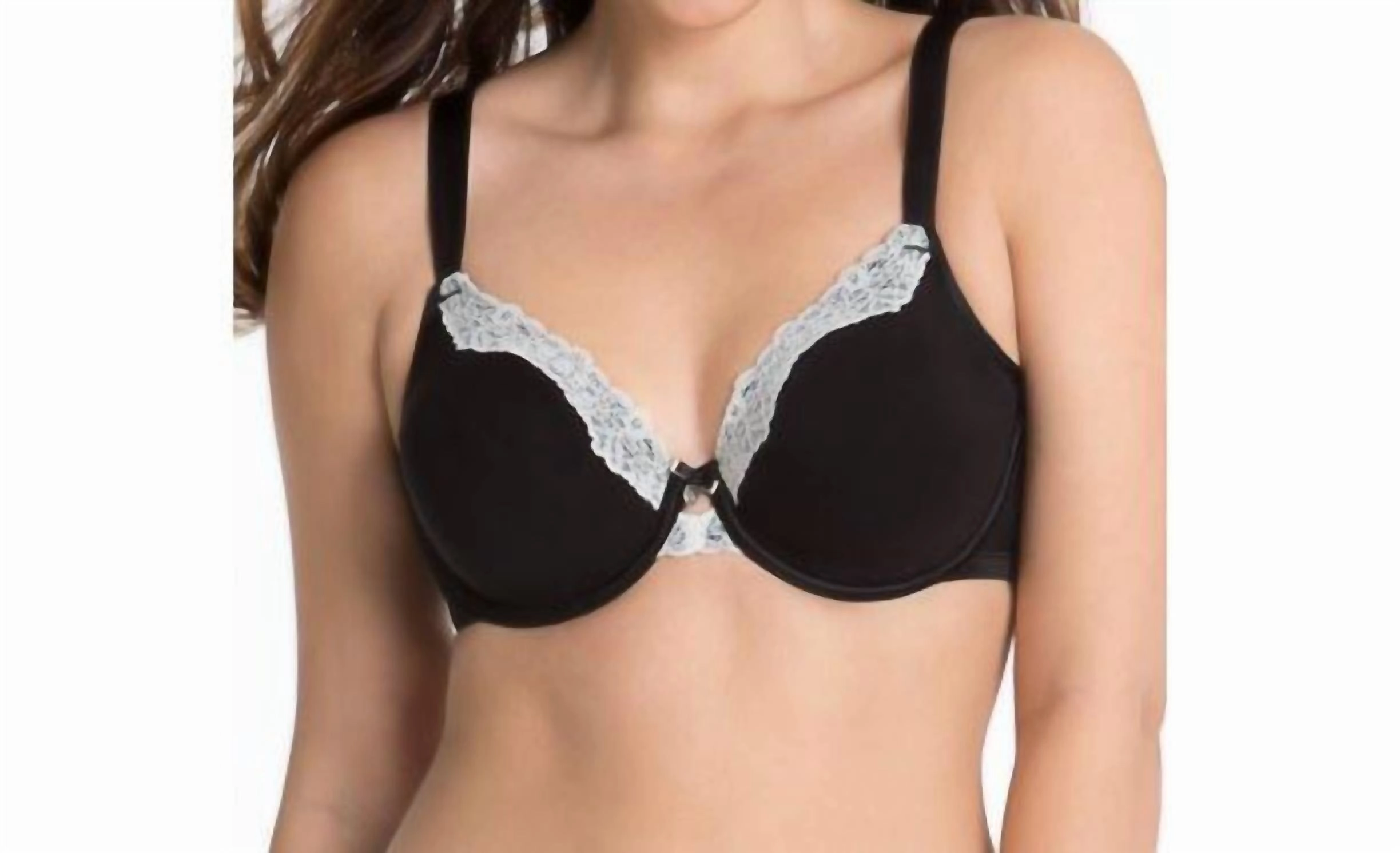 Luxury Cotton Unlined Underwire In Black