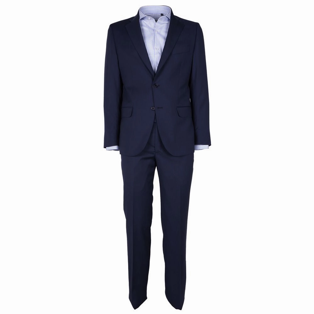Made in Italy Elegant Men's Wool Suit in Classic Men's