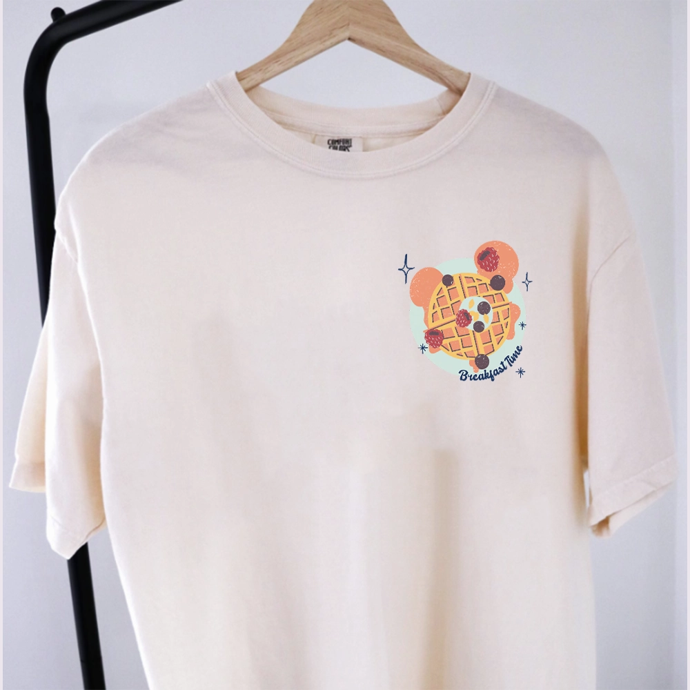 Magical Waffles Front & Back Graphic T-Shirt
