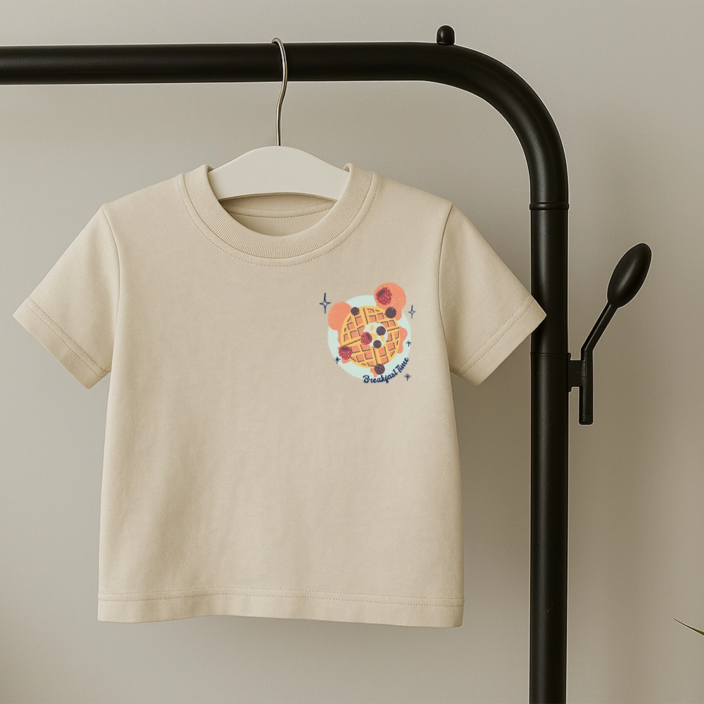 Magical Waffles Kids Front & Back Graphic T-Shirt