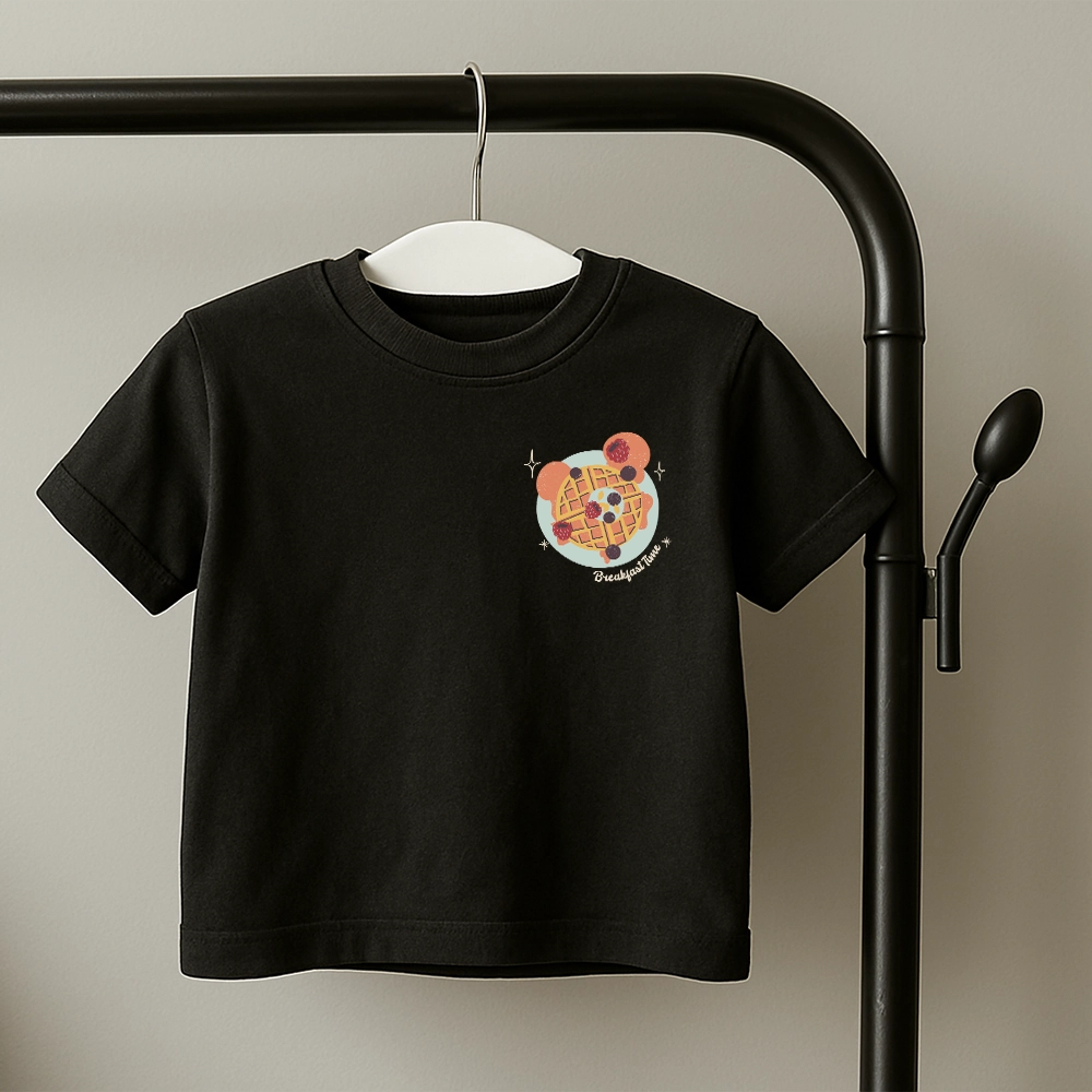 Magical Waffles Kids Front & Back Graphic T-Shirt