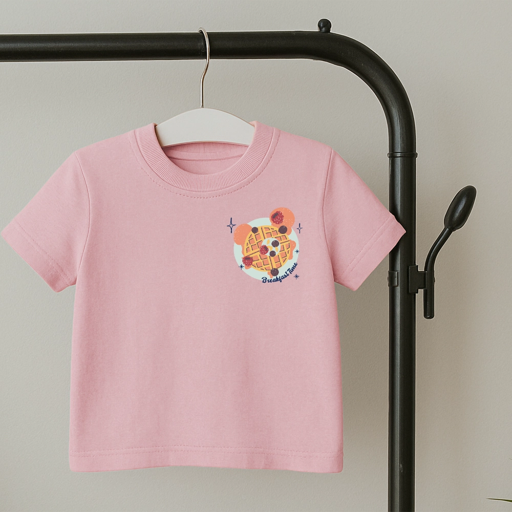 Magical Waffles Kids Front & Back Graphic T-Shirt