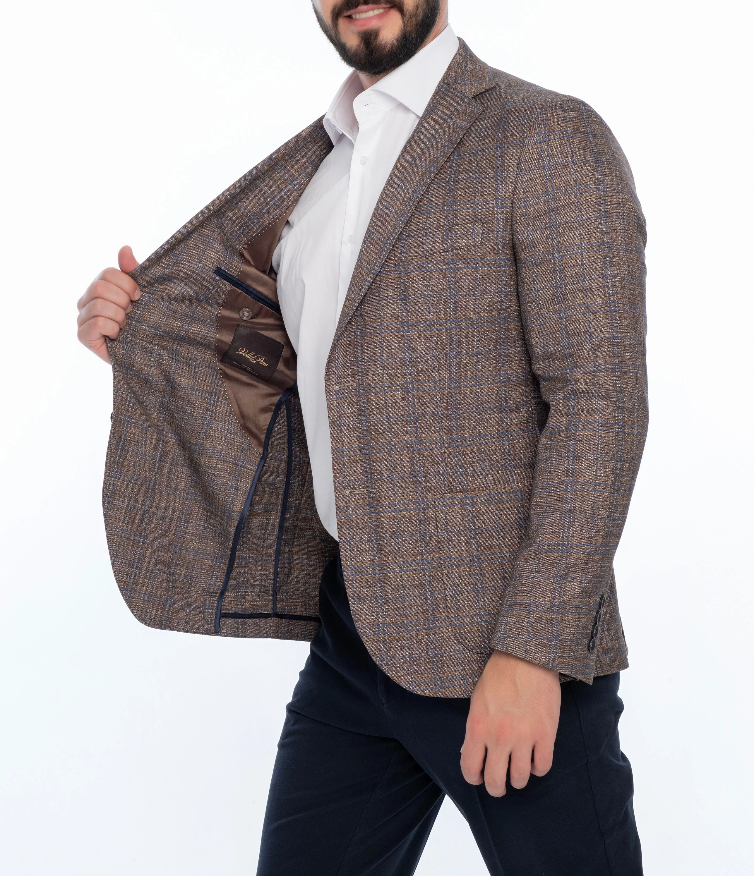 MAISON REGULAR FIT PLAID SPORT COAT
