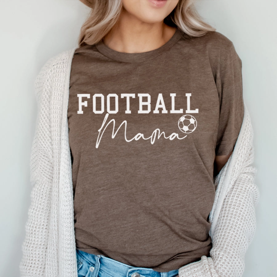 Mama & Fan- Football Mama Logo T-Shirt
