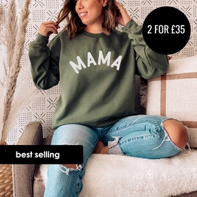 Mama Classic Sweatshirt (MRK X) Holiday Collection - holiday outfits clearance
