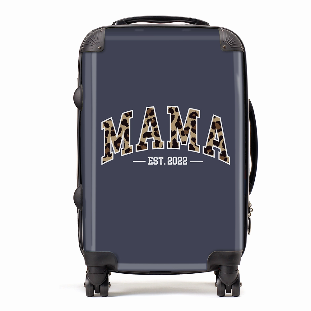 Mama Leopard Varity Established Personalised Suitcase