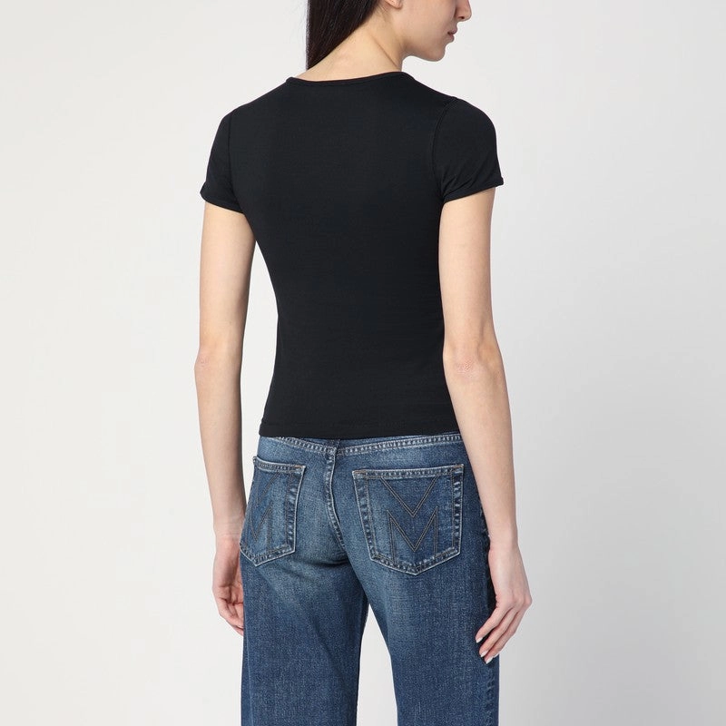 Marc Jacobs Women's T-Shirt With Logo And Micro Crystals