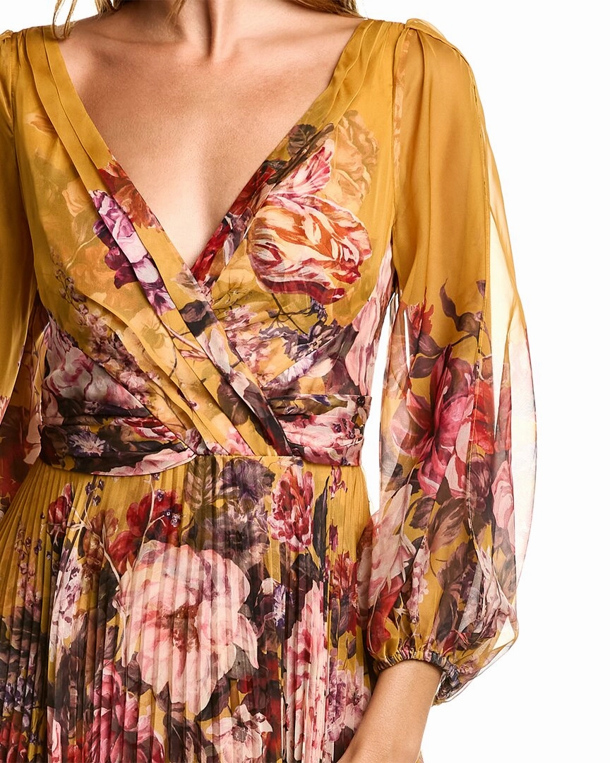 Marchesa Notte Printed Gown