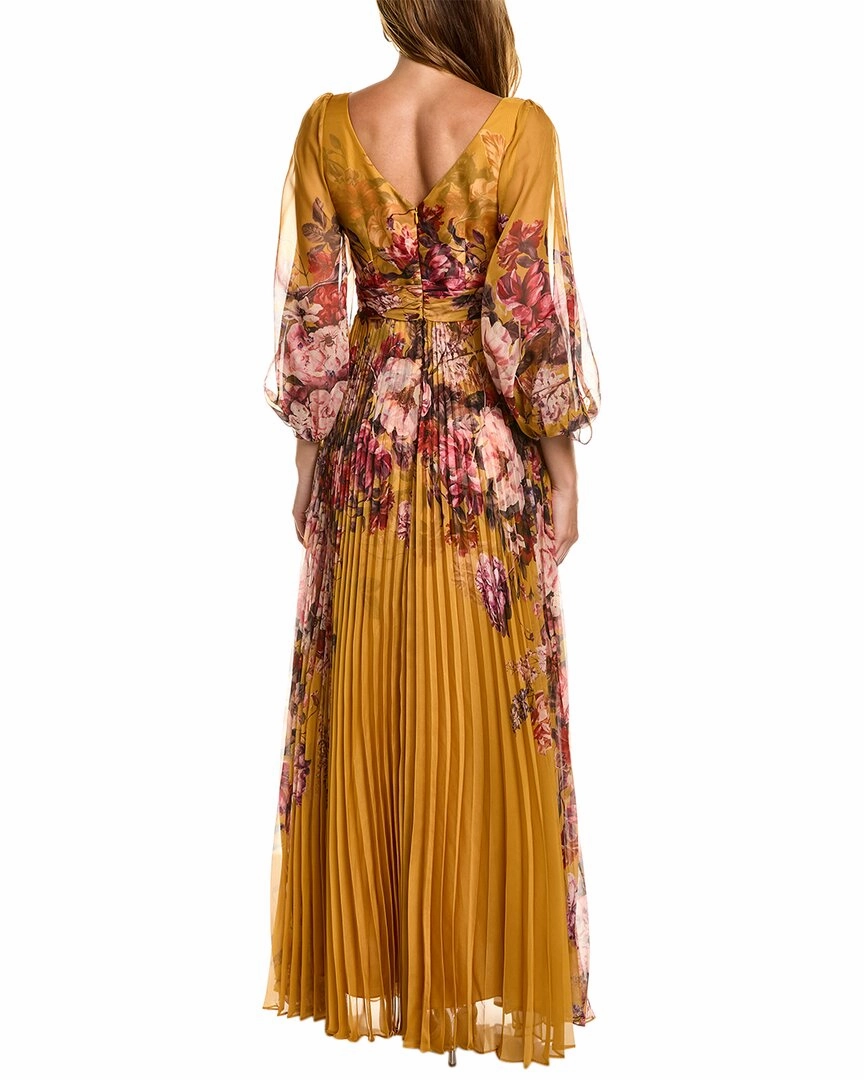 Marchesa Notte Printed Gown