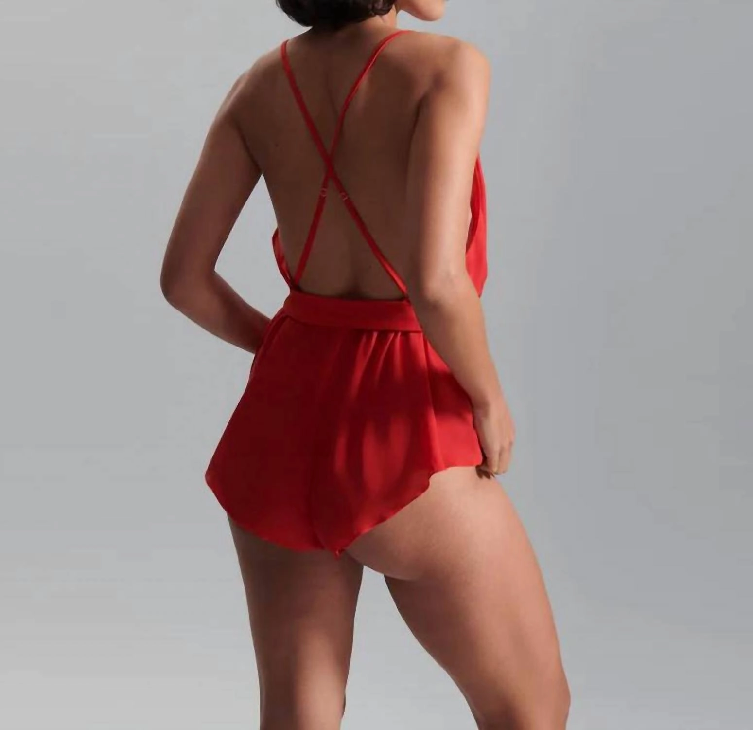 Marian Teddy Lingerie In Red
