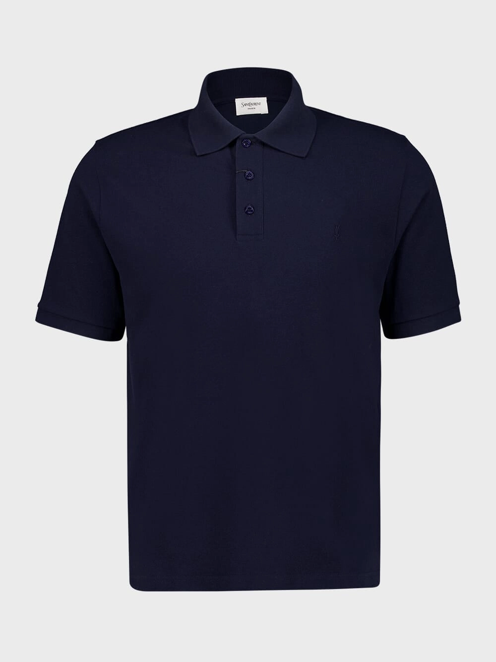 Marine Cassandre Polo Shirt in Piqu Tops Mens - men's t-shirts outlet