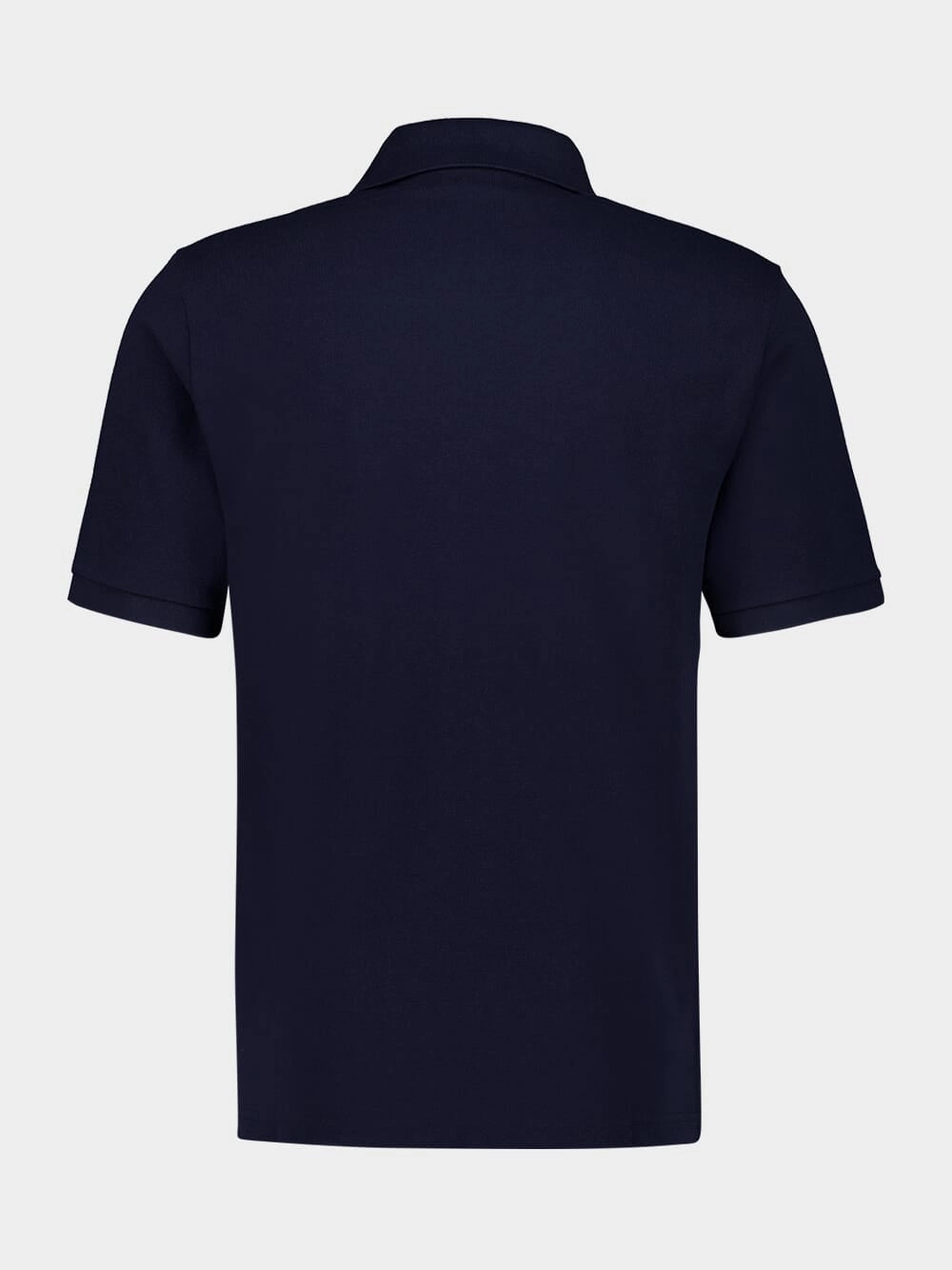 Marine Cassandre Polo Shirt in Piqu