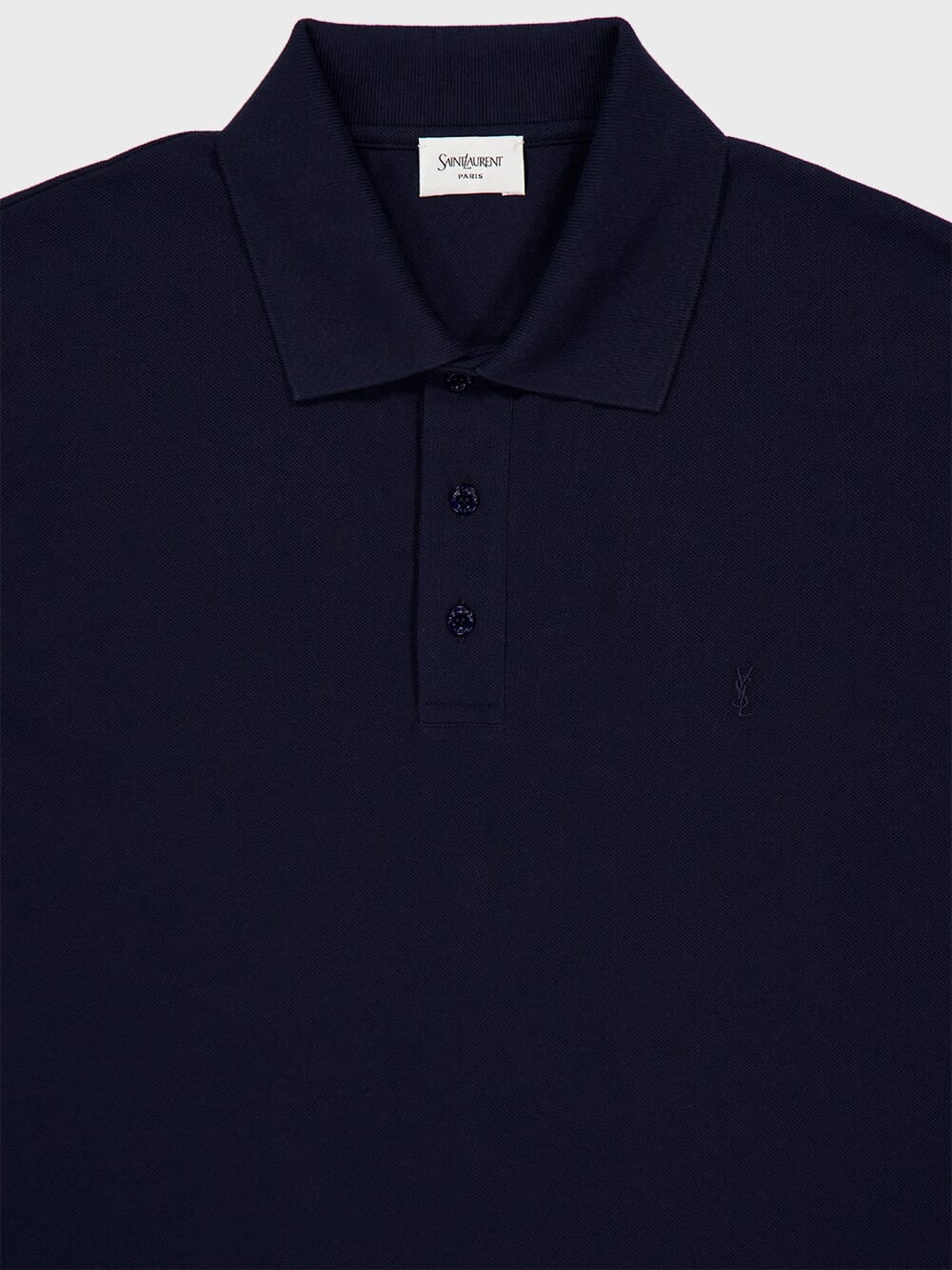 Marine Cassandre Polo Shirt in Piqu