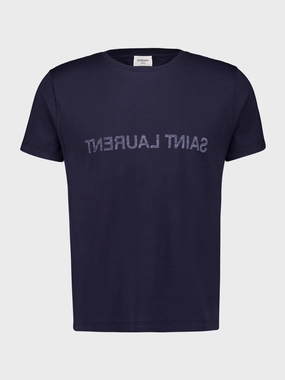 Marine Reverse Logo T-Shirt Tops Mens - flannel shirts