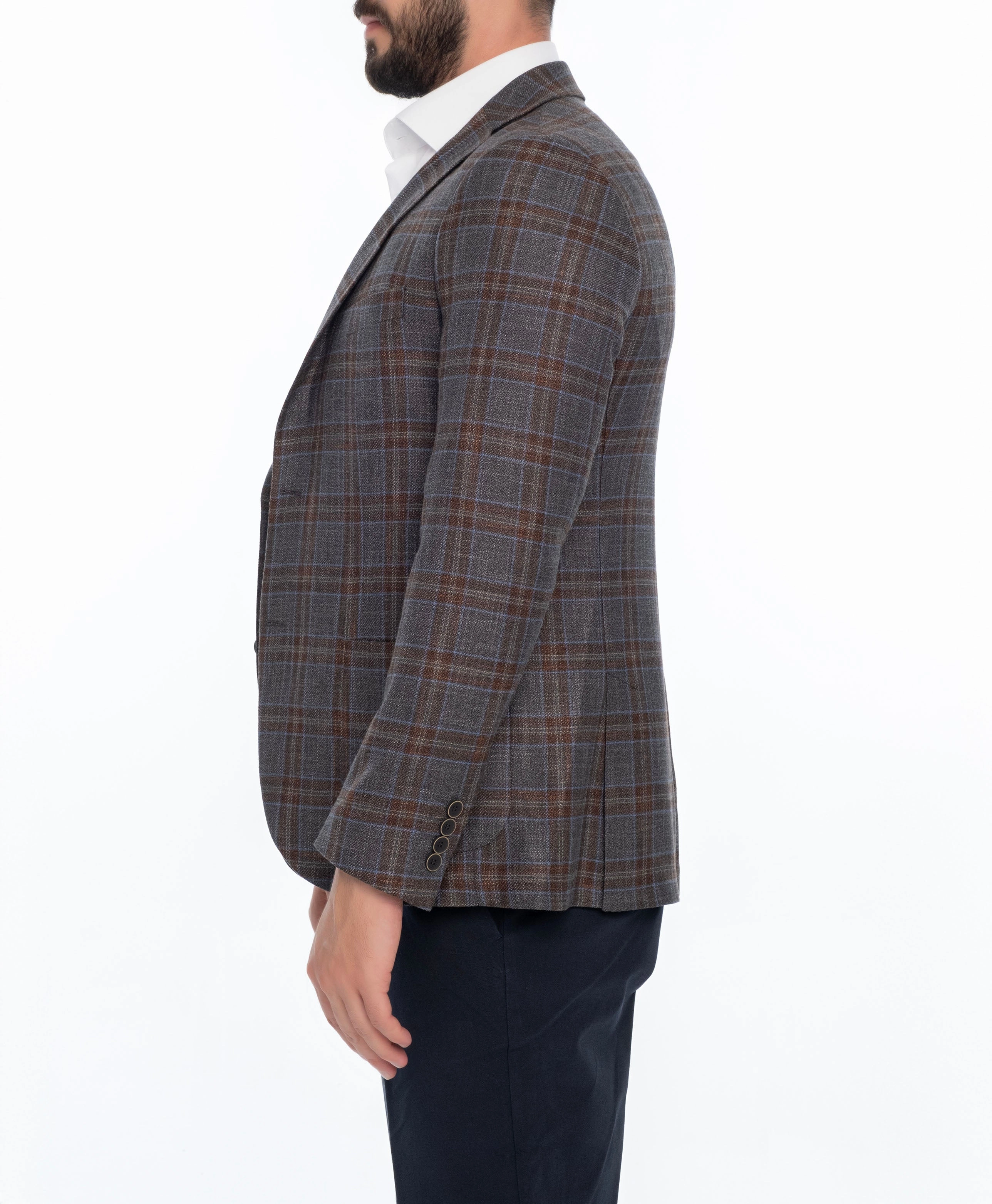 MARION REGULAR FIT PLAID SPORT COAT