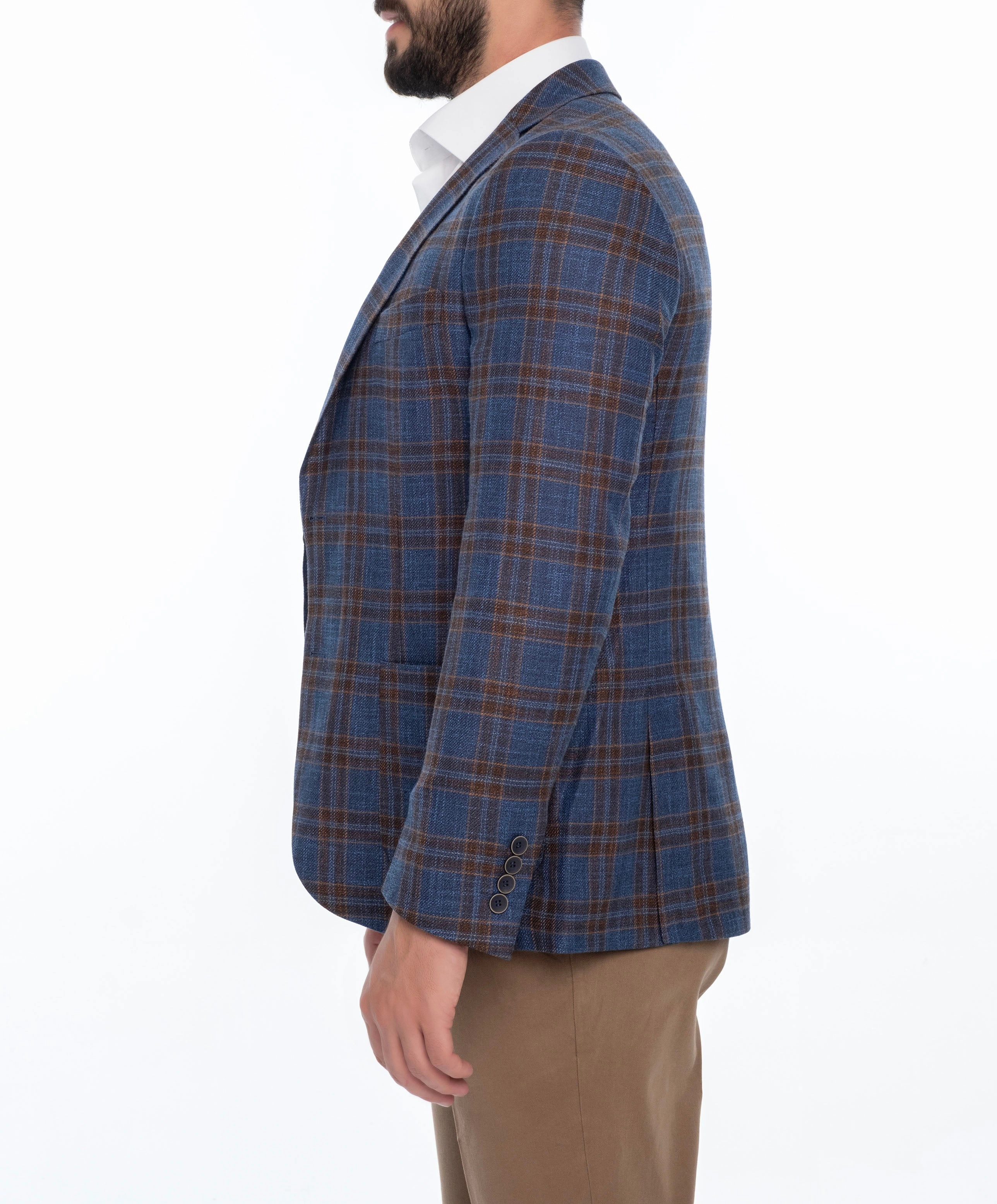 MARION REGULAR FIT PLAID SPORT COAT