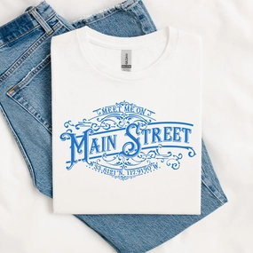 Meet Me On Main Street Co-Ordinates T-Shirt Holiday Collection - holiday outfits clearance