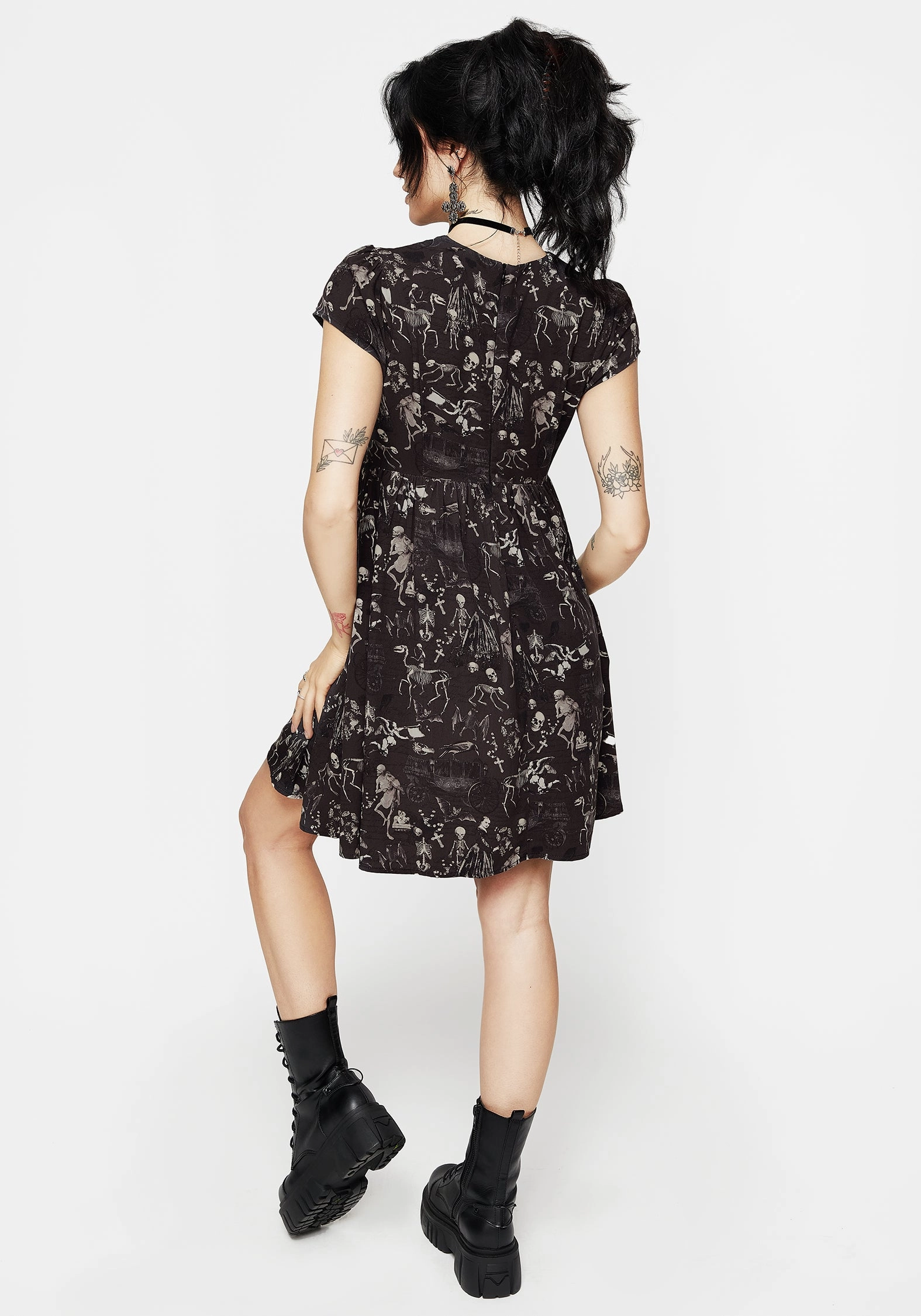 Melancholia Mini Skater Dress