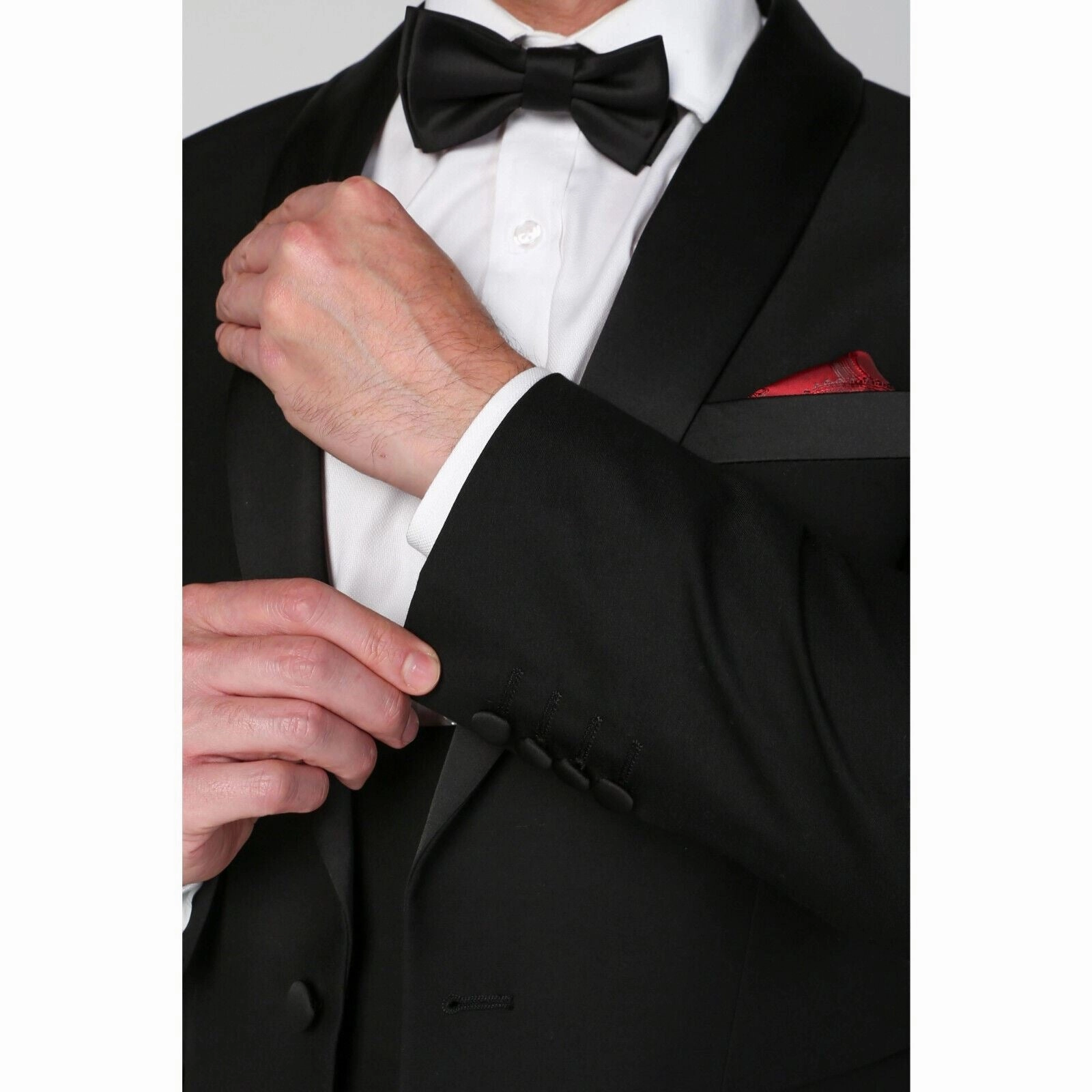 Men's Black 3 Piece Tuxedo Suit