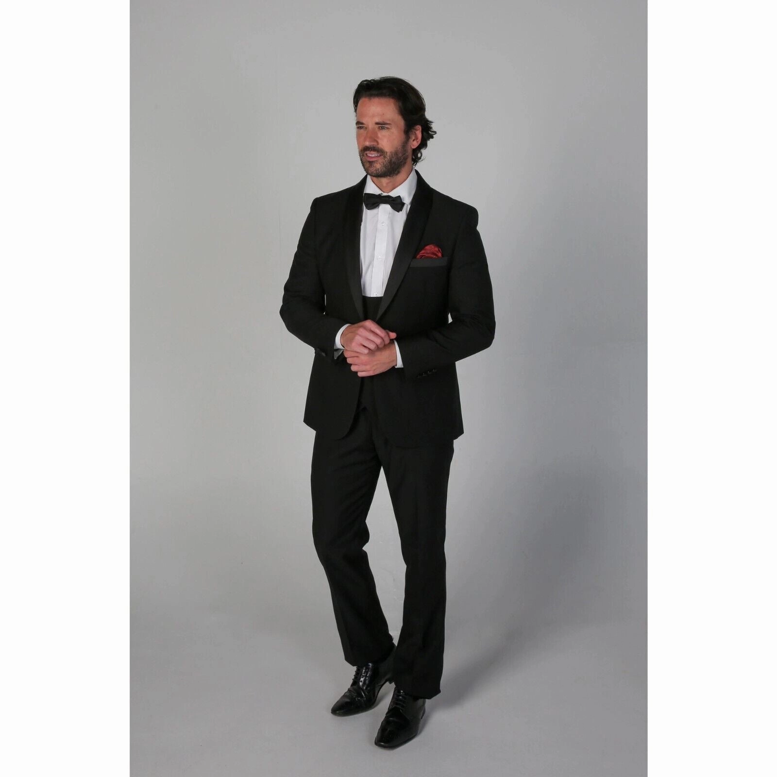 Men's Black 3 Piece Tuxedo Suit