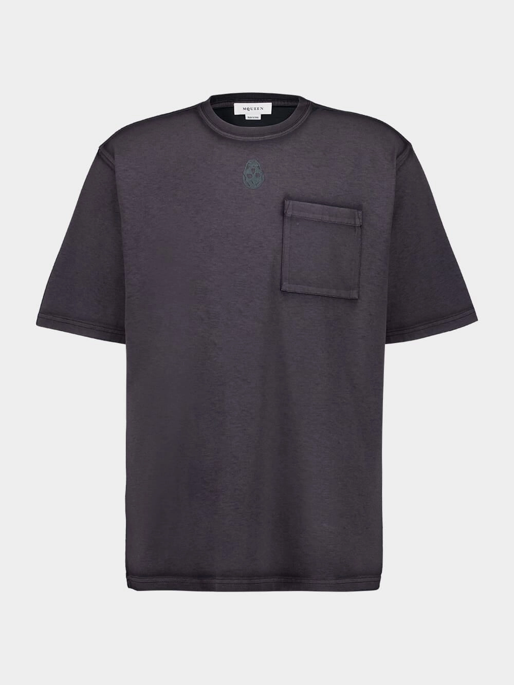 Men's Black Skull T-Shirt Tops Mens - flannel shirts