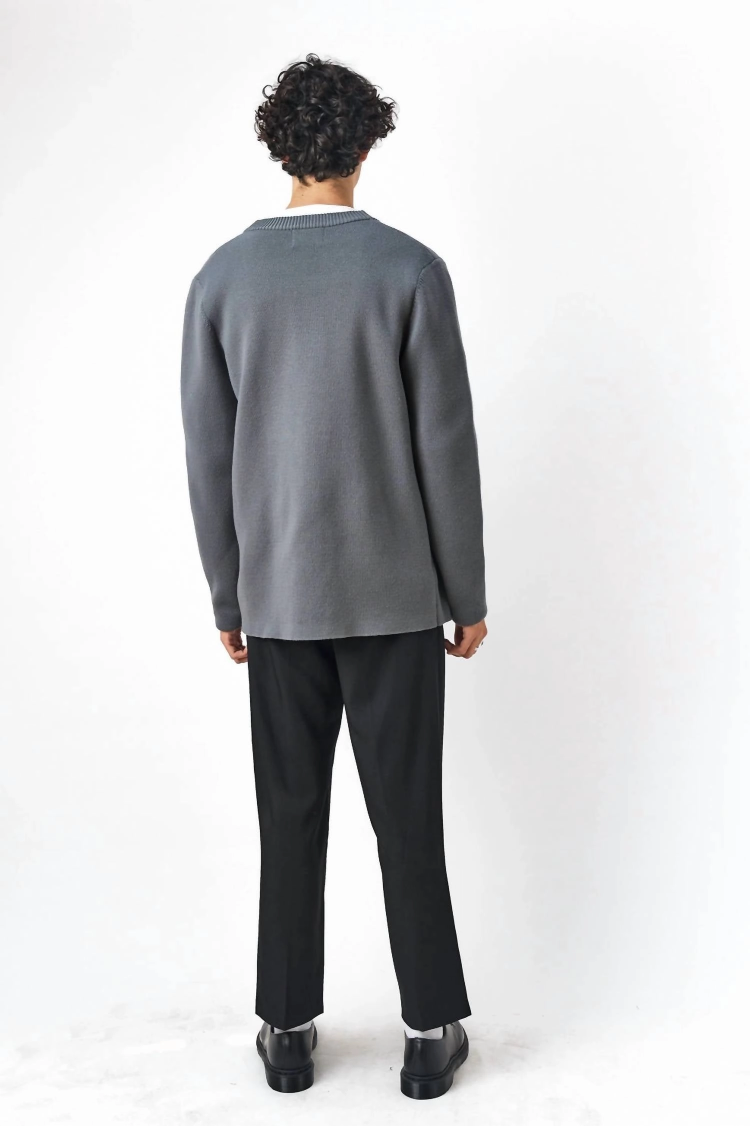 Men's Capsule - Gino Cardigan In Deep Grey