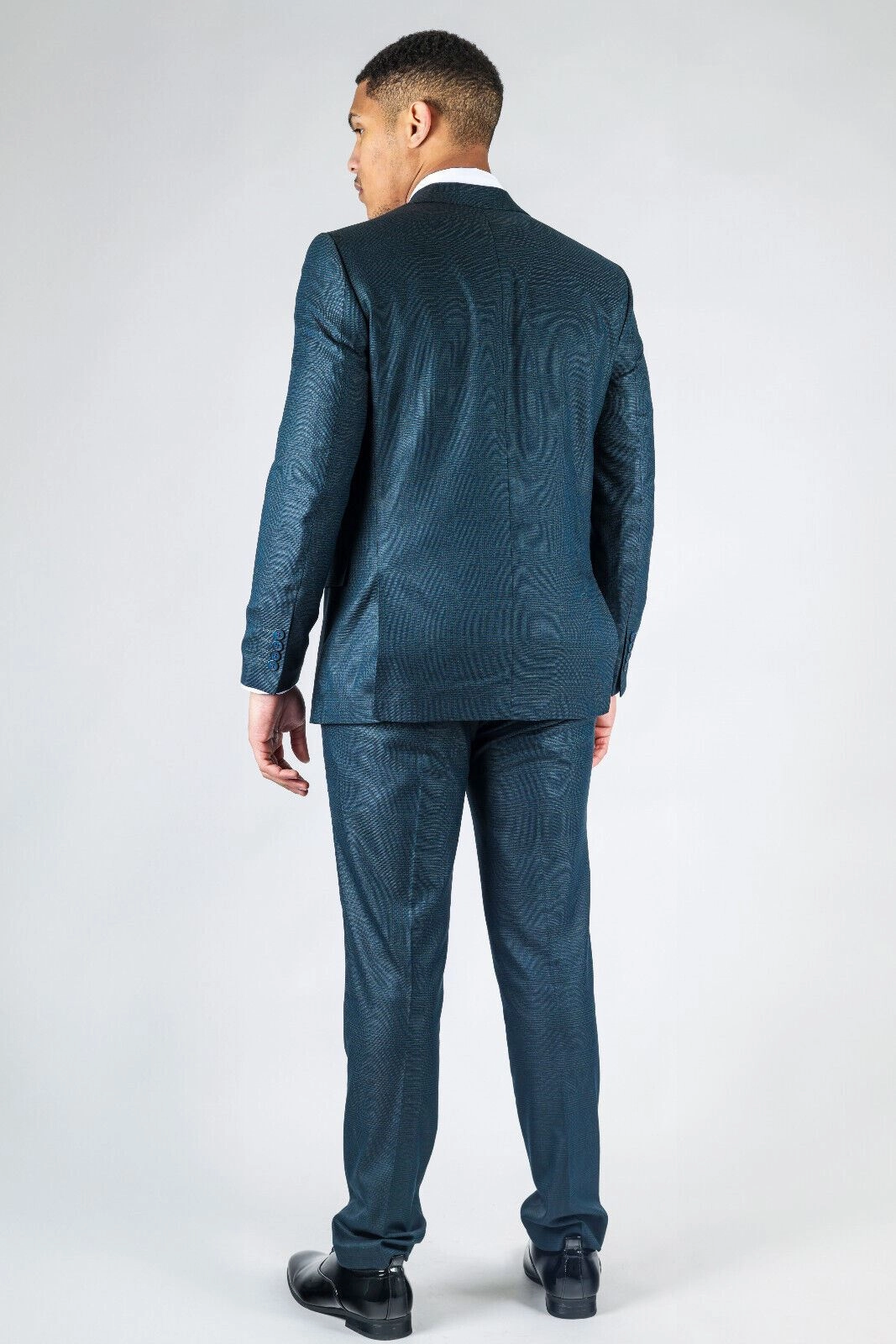 Men's Classic Olive Double Breasted 2-Piece Suit
