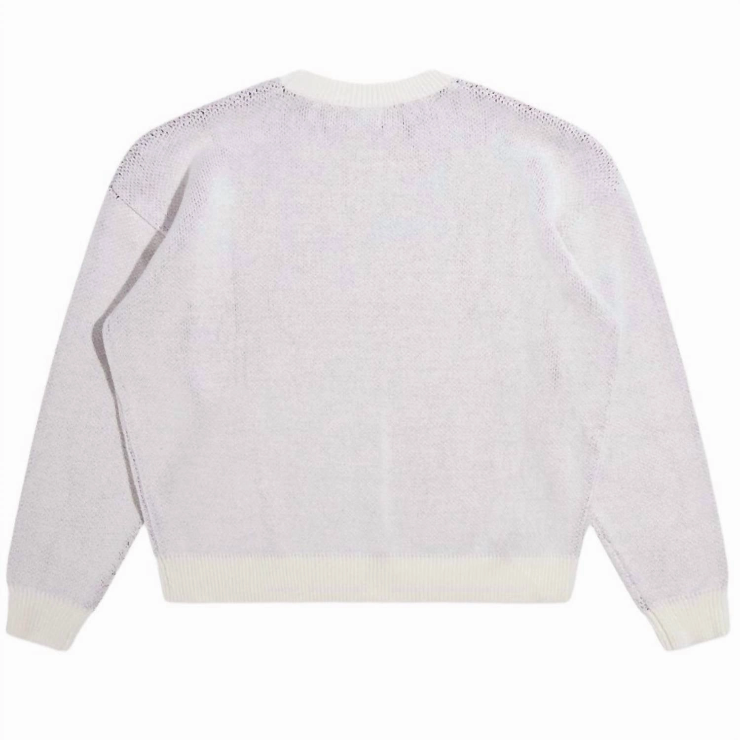 Men's Lovers Knit Sweater In White