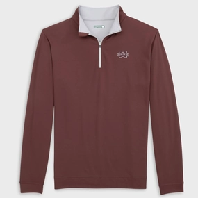 Men's Msu Venture Quarter Zip Top In Maroon knit sweaters cheap