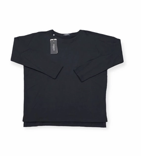 Men's Nakasaki Crew Sweater In Black chunky knit discount