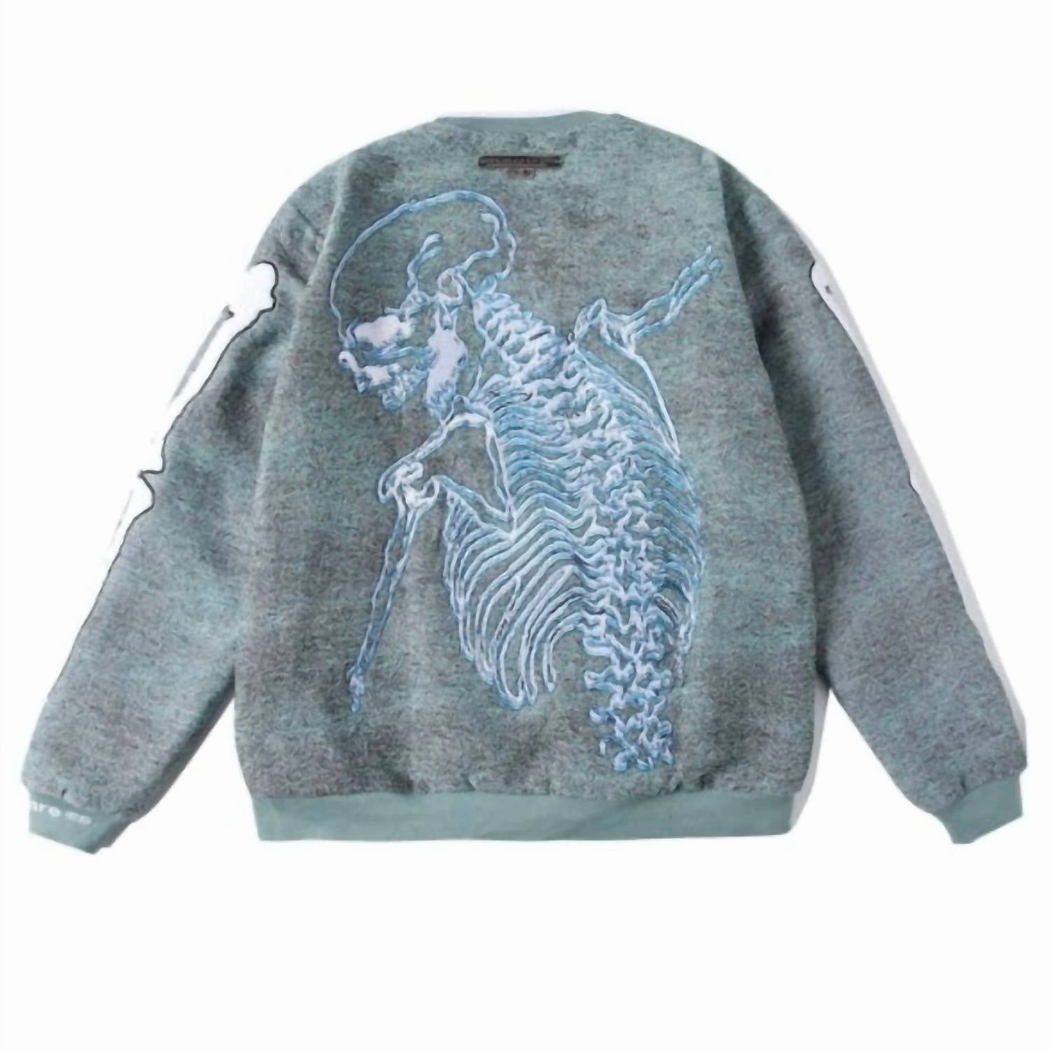 Men's Nozarashi Crewneck Sweater In Grey