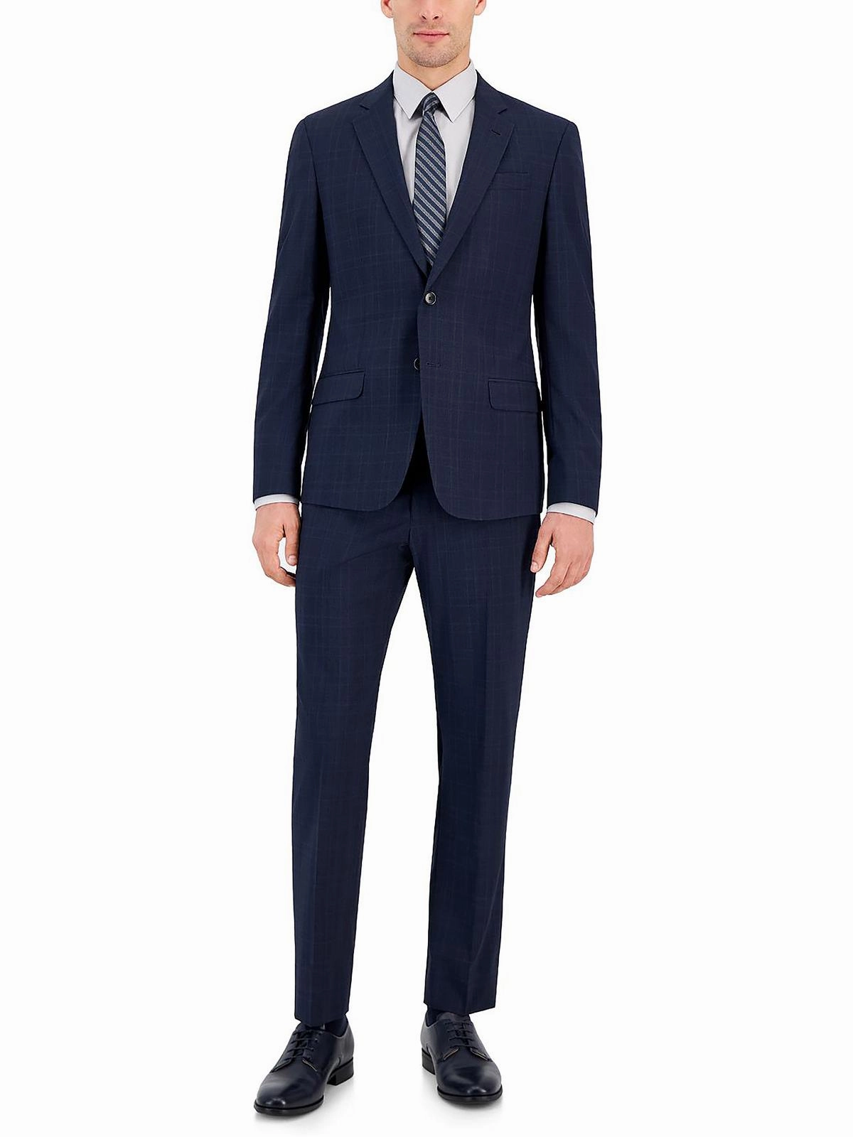 Mens Business Career Two-Button Blazer