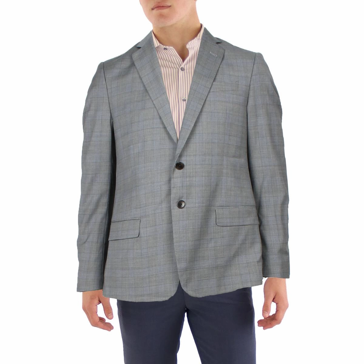 Mens Business Career Two-Button Blazer