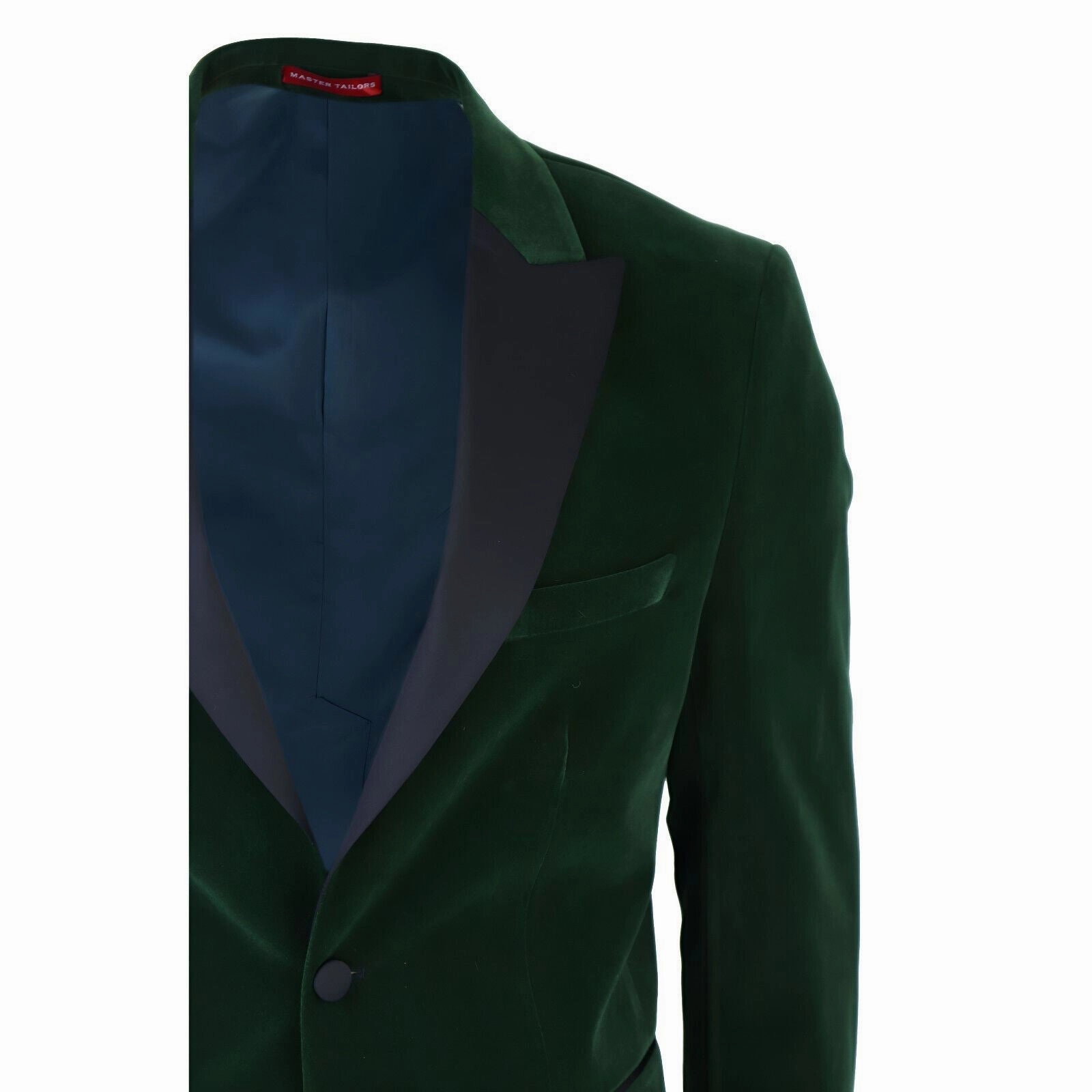 Mens Green Velvet Dinner Tuxedo Suit Jacket Blazer