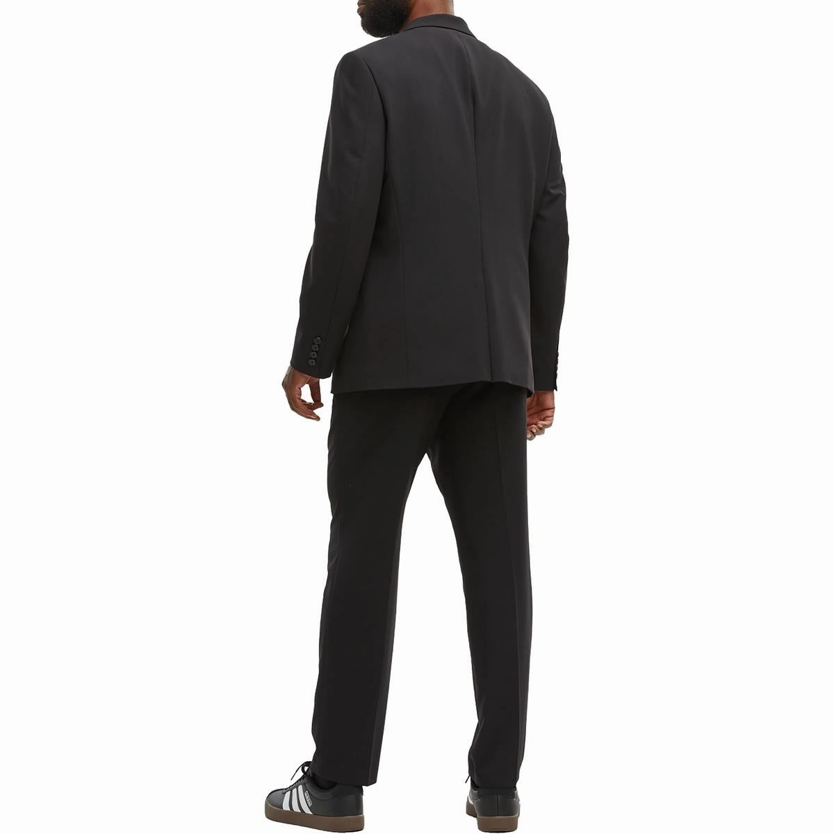 Mens Notch Collar Suit Separate Two-Button Blazer