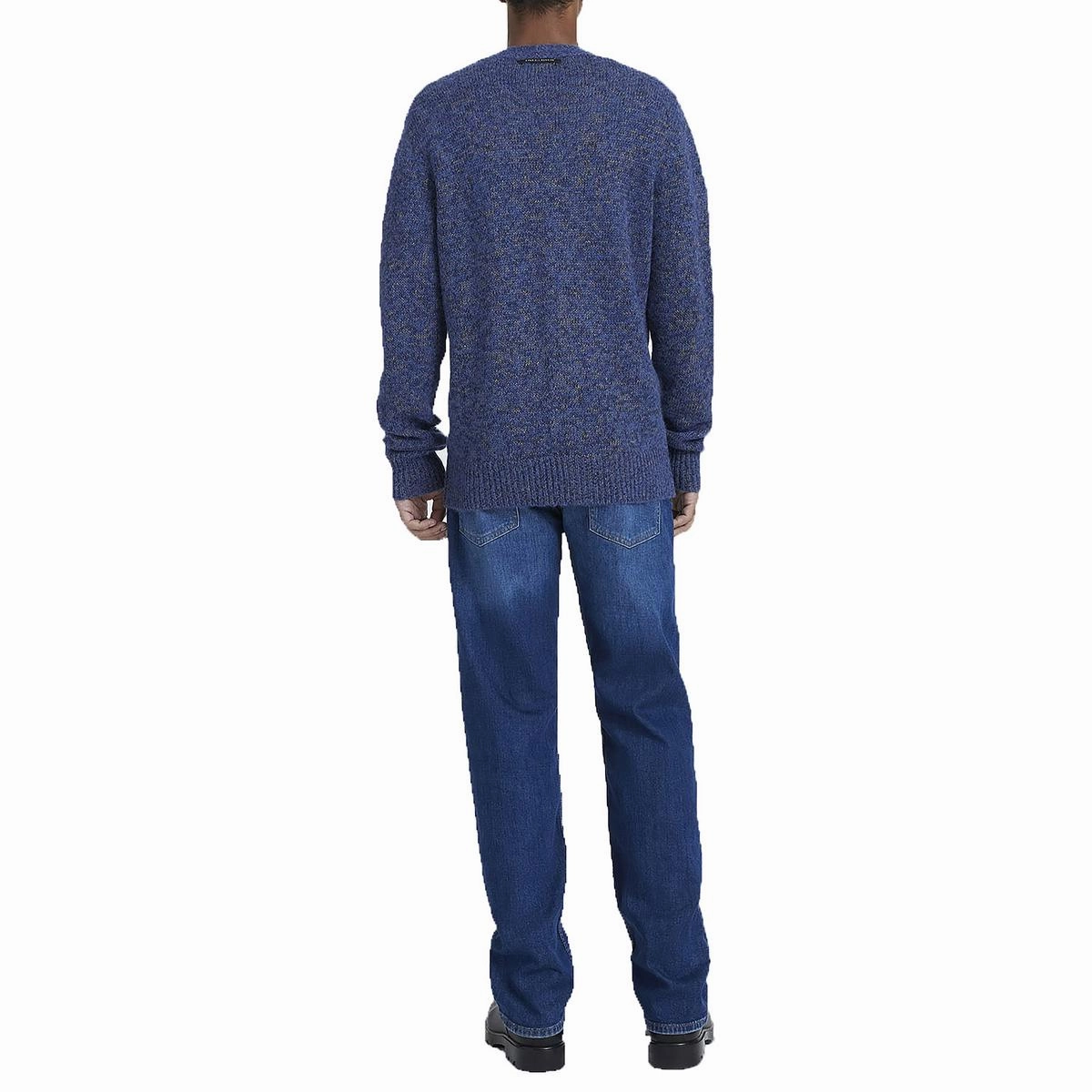 Mens Pocket Alpaca Cardigan Sweater