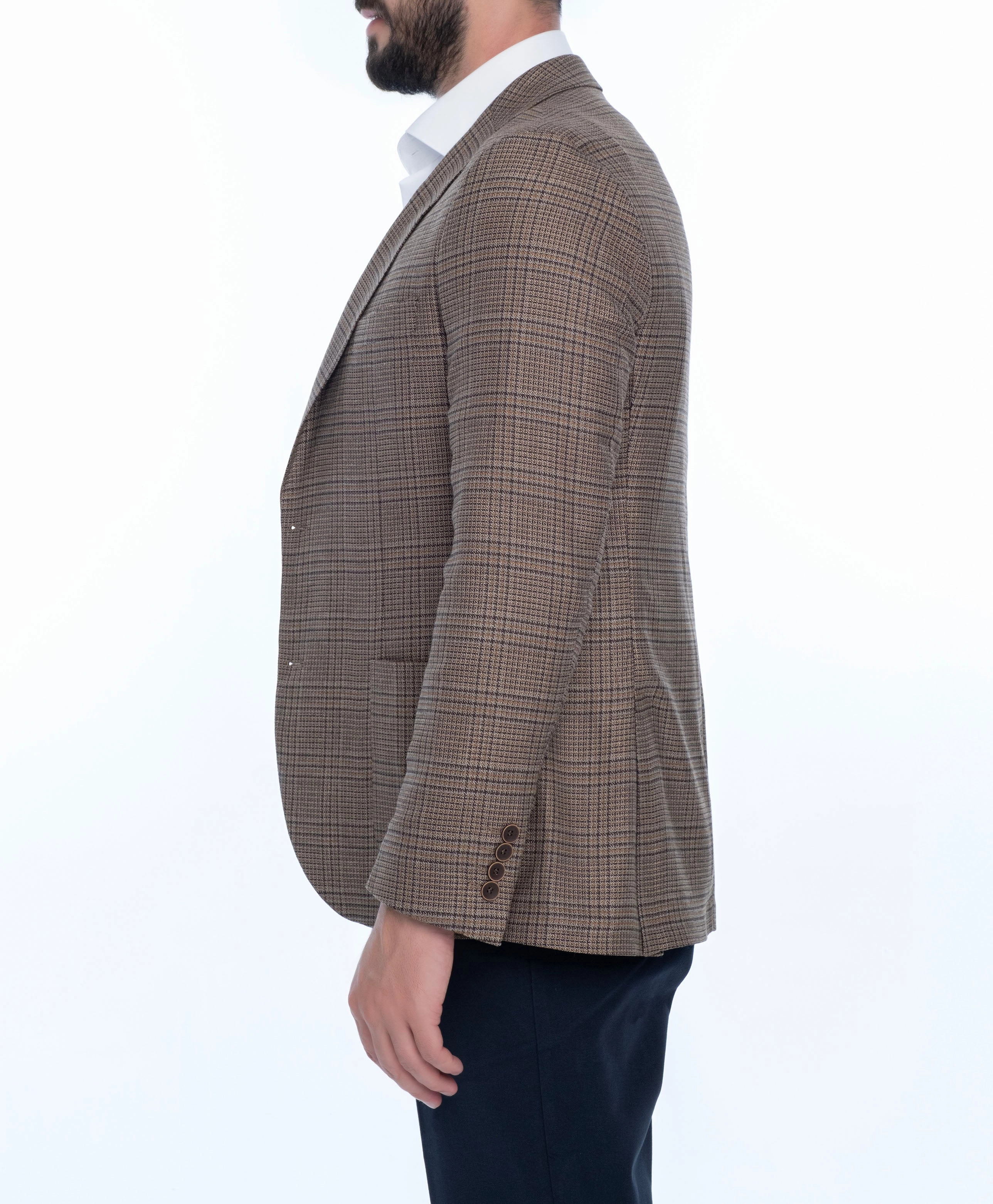 MERCI REGULAR FIT PLAID SPORT COAT