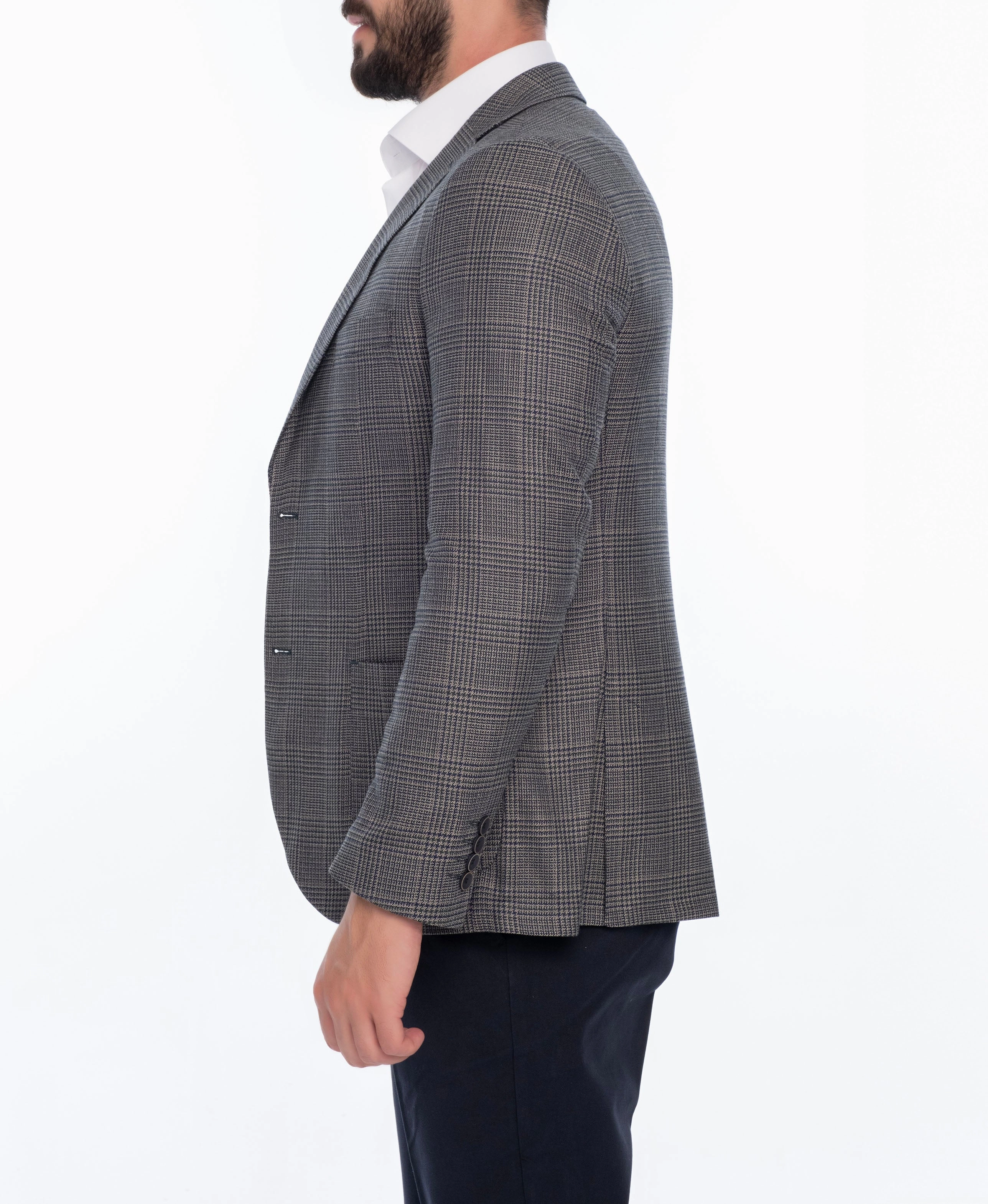 MERCI REGULAR FIT PLAID SPORT COAT