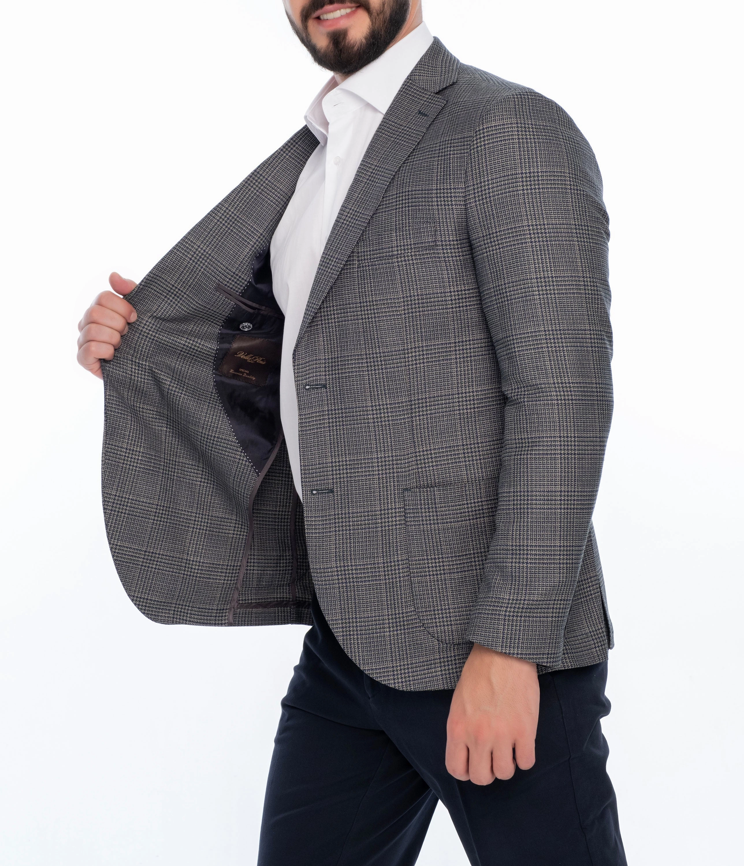 MERCI REGULAR FIT PLAID SPORT COAT