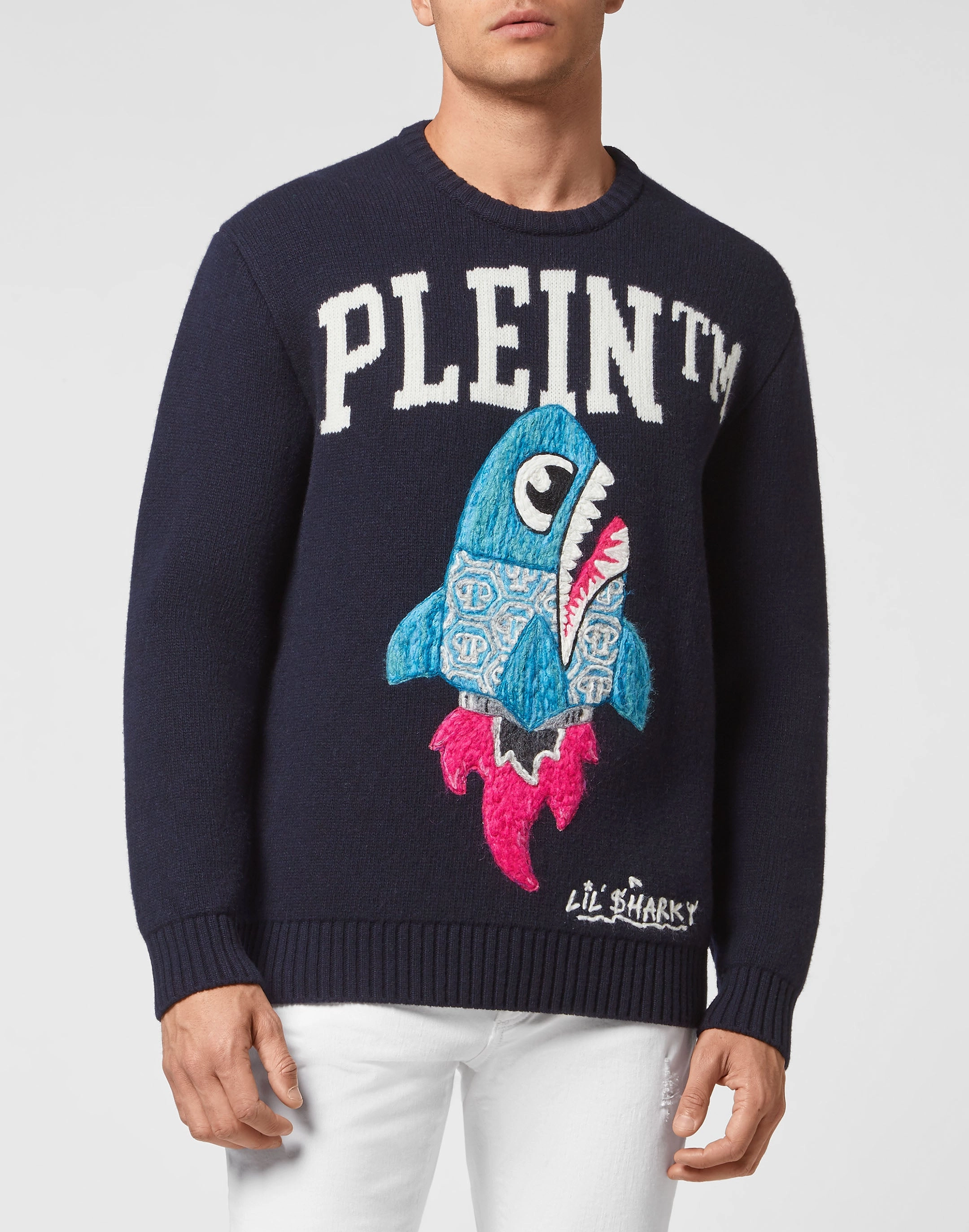 Merino Wool Pullover Round Neck LS